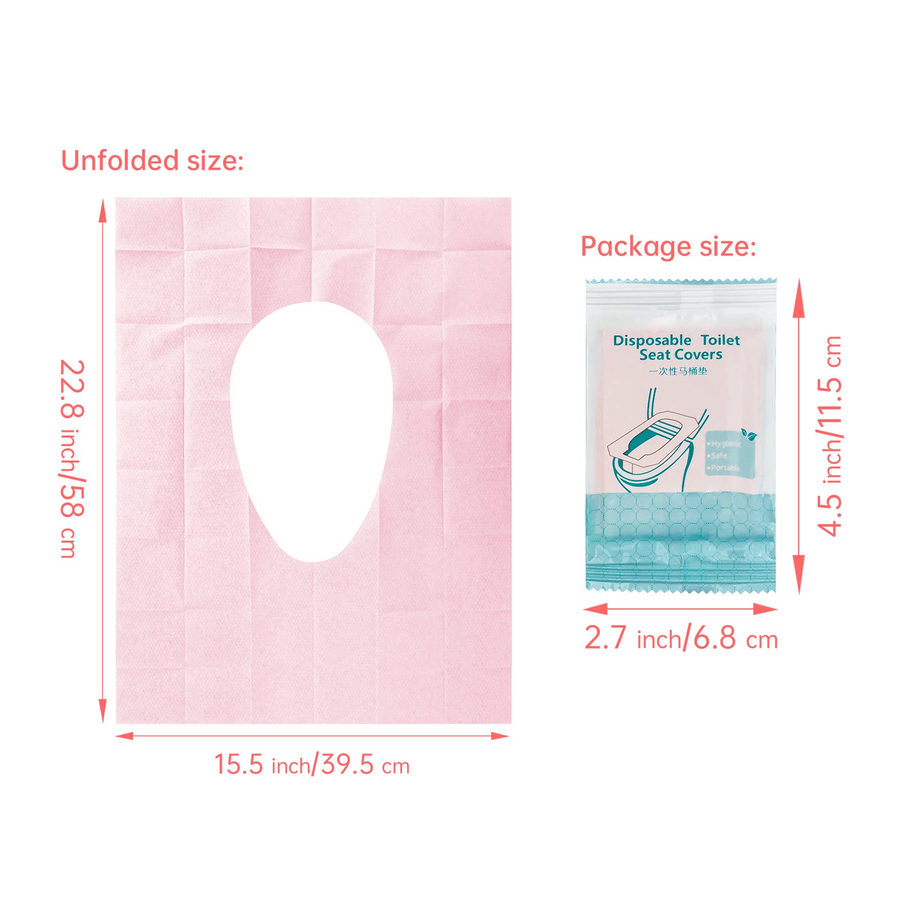 40 Copri Water Monouso Igienici - Impermeabili, Tascabili, Per Adulti E Bambini, Verde - Foto 8