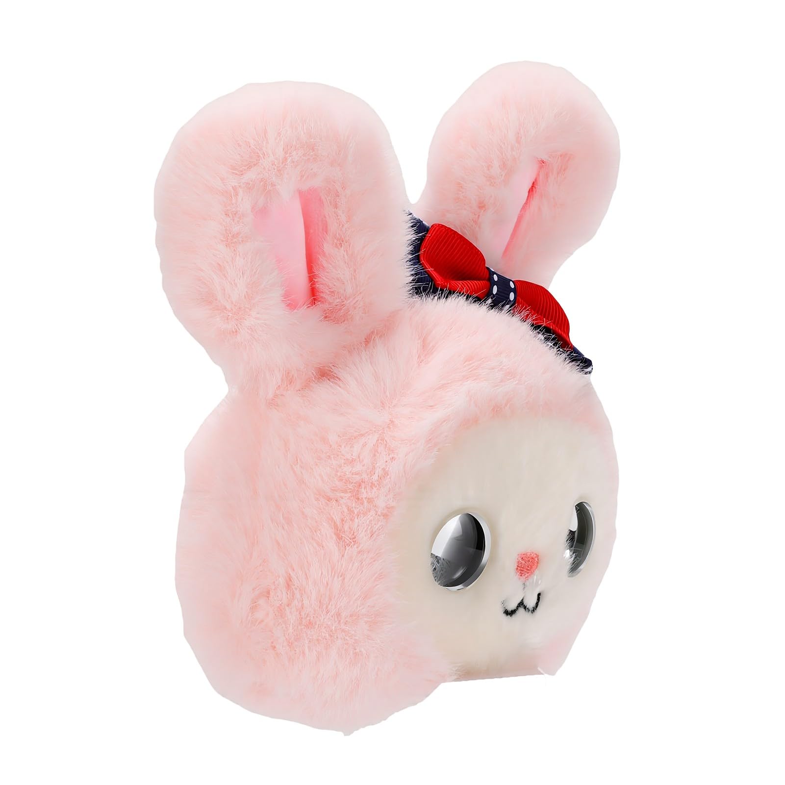 Alomejor AI Smart Plüschtier, Niedlicher Hase, Sprechender Begleiter für, Pädagogisch, Interaktiv, Mehrsprachiges Lernen, 16 X 13 cm, Rosa