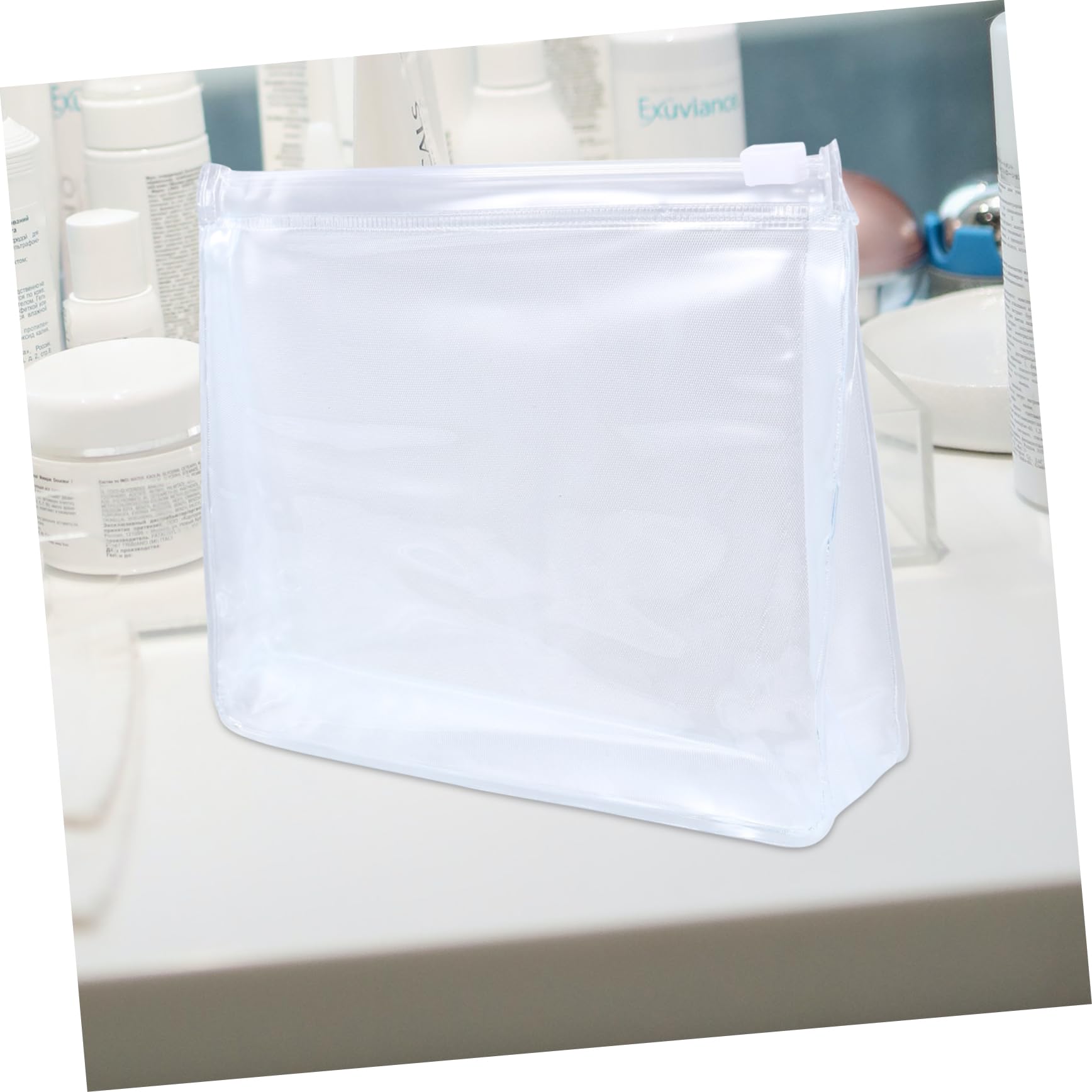 Healeved 20pièces Trousse De Toilette Transparent avec De Voyage Pratique pour Cosmétiques Et Produits De Toilette