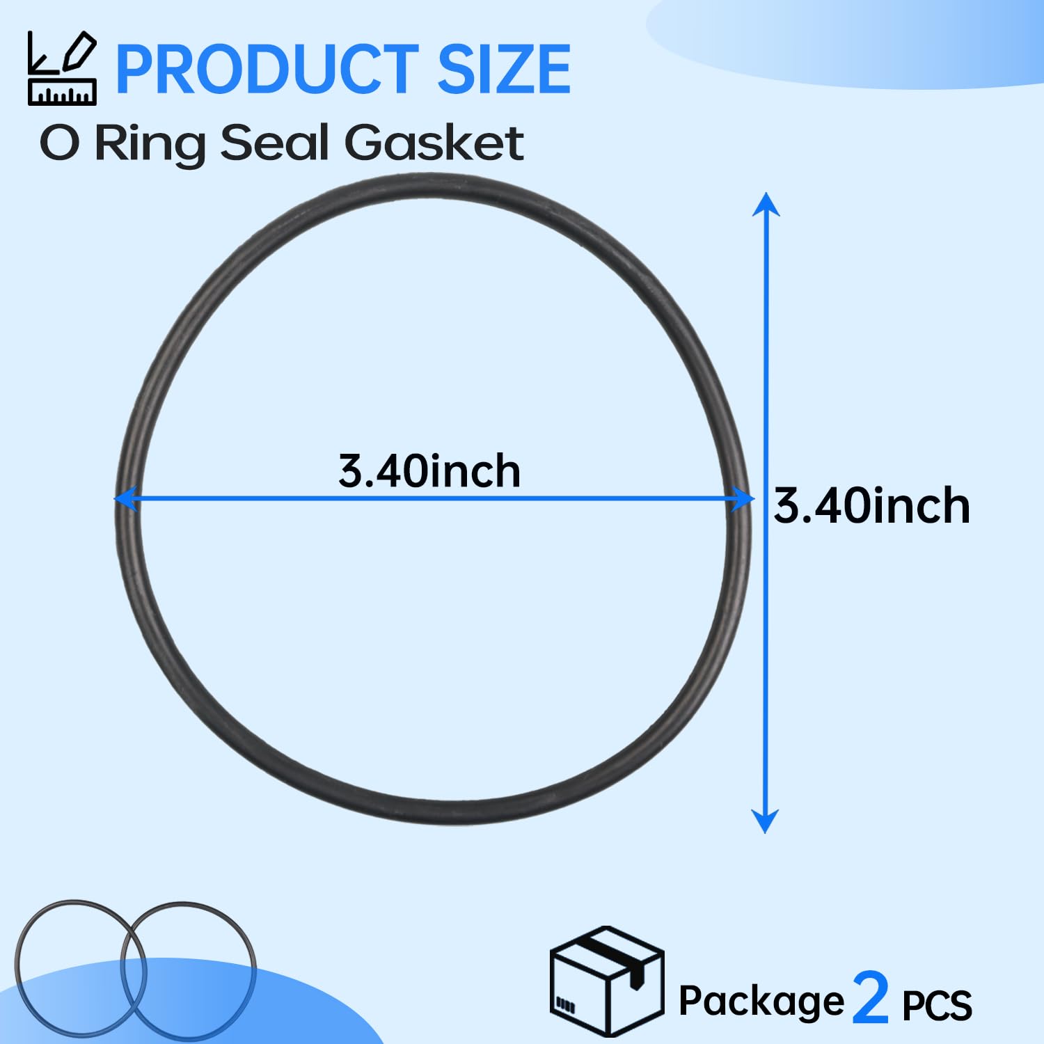 Charge Pipe Replacement O-Ring Kit for BMW N54 N55 Engines, 2-Pack | Charge Pipe O Ring N55 Compatible with 335i, 535i, 535xi, 335xi, 335is, 135 CP, Z4, Intake Pipe Clip Rubber Sealing Ring