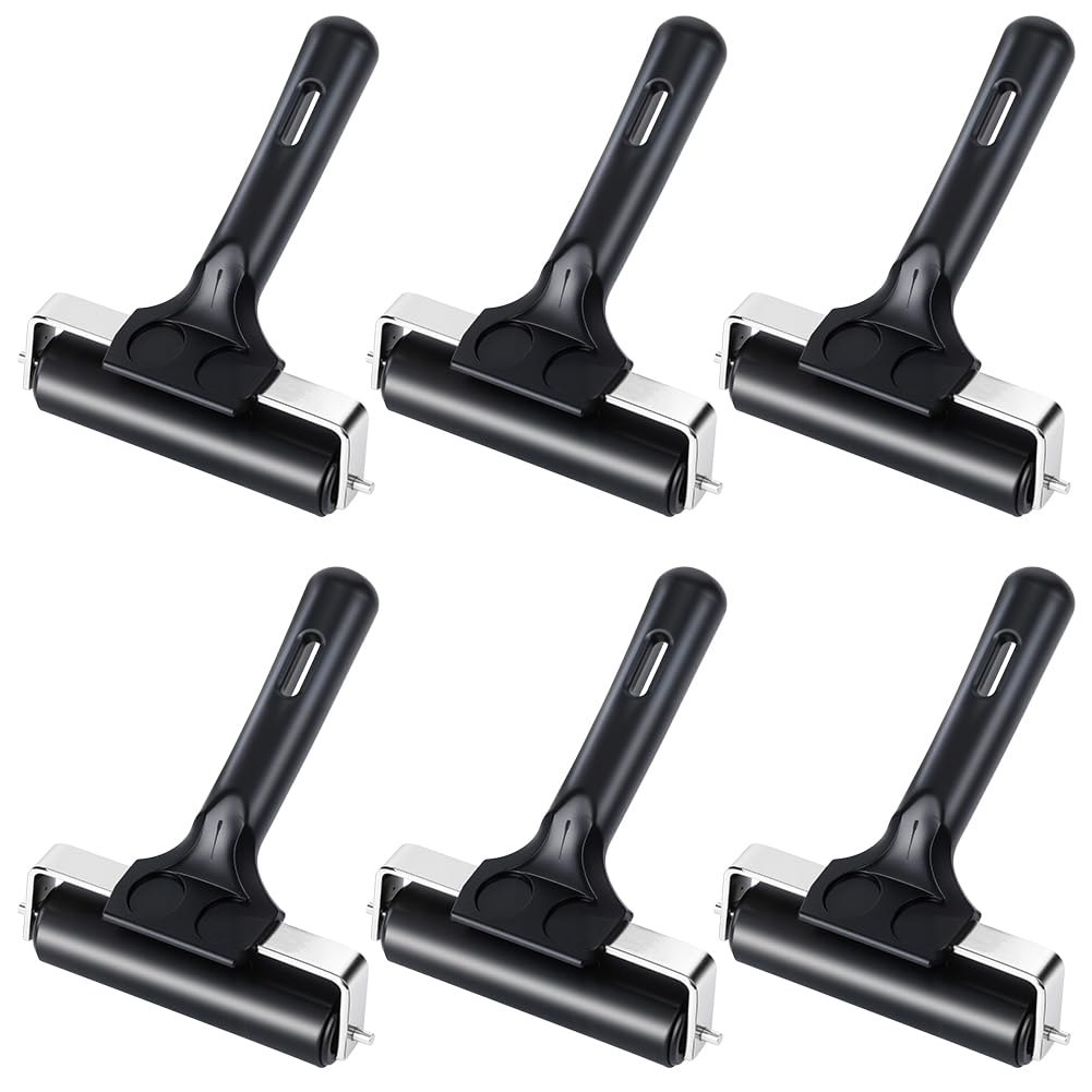 Rouleaux de brayer en caoutchouc WEBEEDY pour l'artisanat l'impression le tamponnage et le bricolage