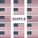 American Flag Stickers Patriotic Sticker Rolls Of Stickers 2 Rolls 2" Width USA Stickers 500 Packs