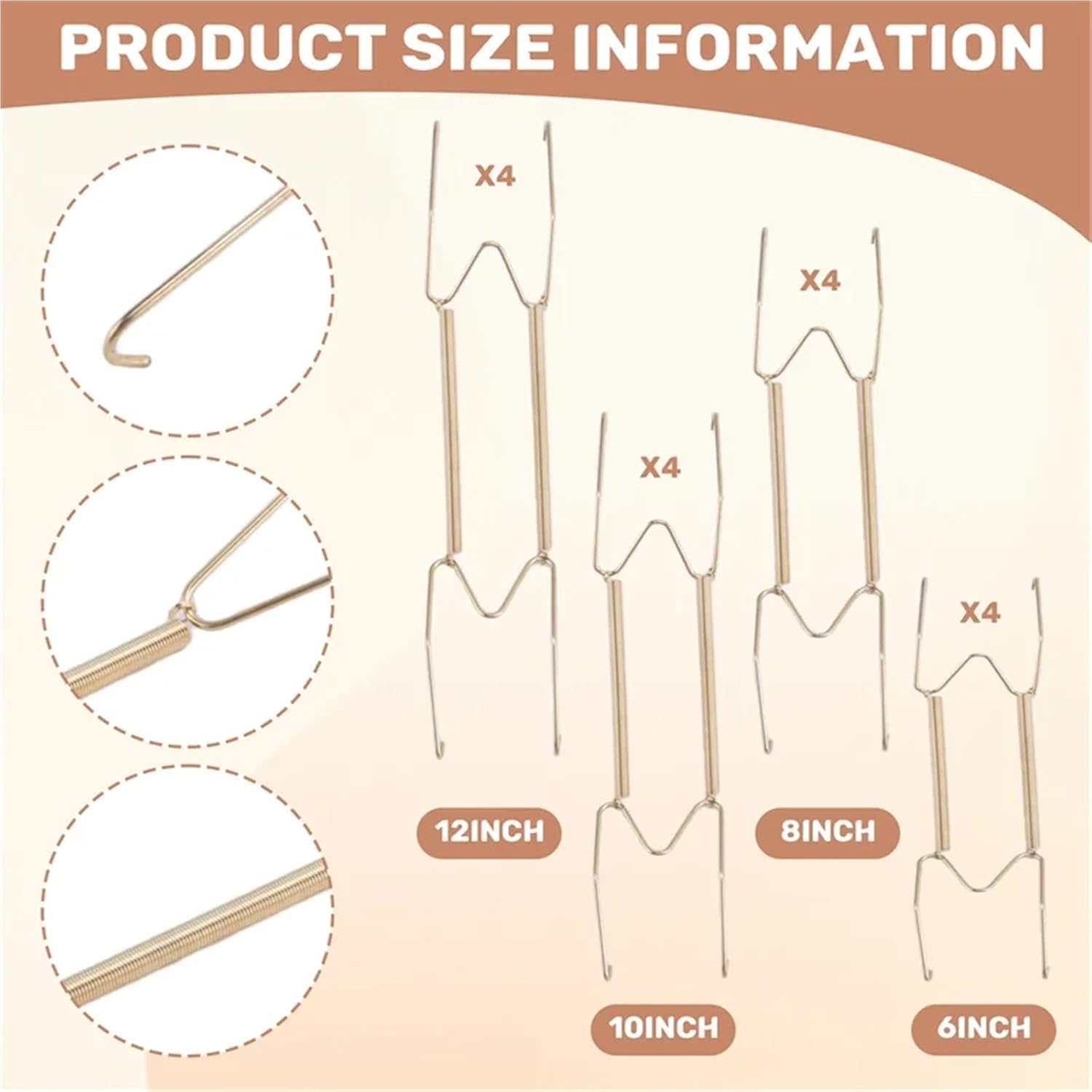 Plate Hangers 16Pcs Plate Hangers for The Wall 6 8 10 12 Inch, Decorative Invisible Holders