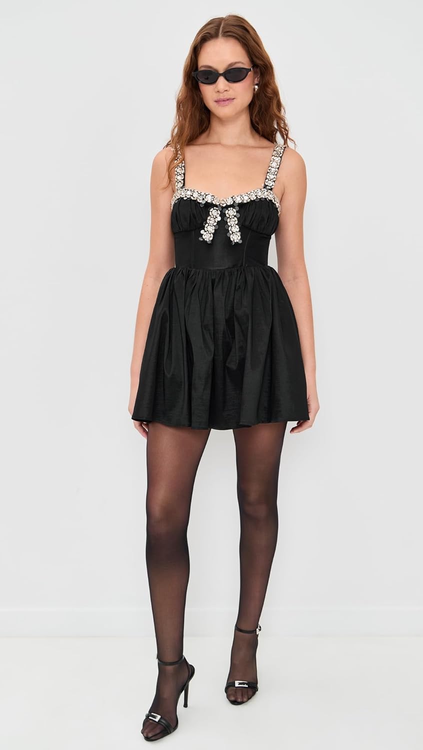 For Love & Lemons Women's Emalie Taffeta Mini Dress - Image 2