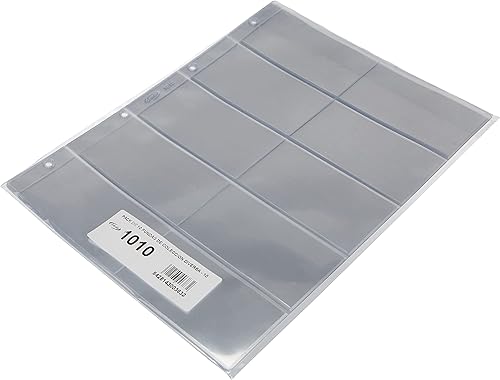 Pardo 101000 Pack de 10 Fundas para Colección Variada, 10 Alojamiento