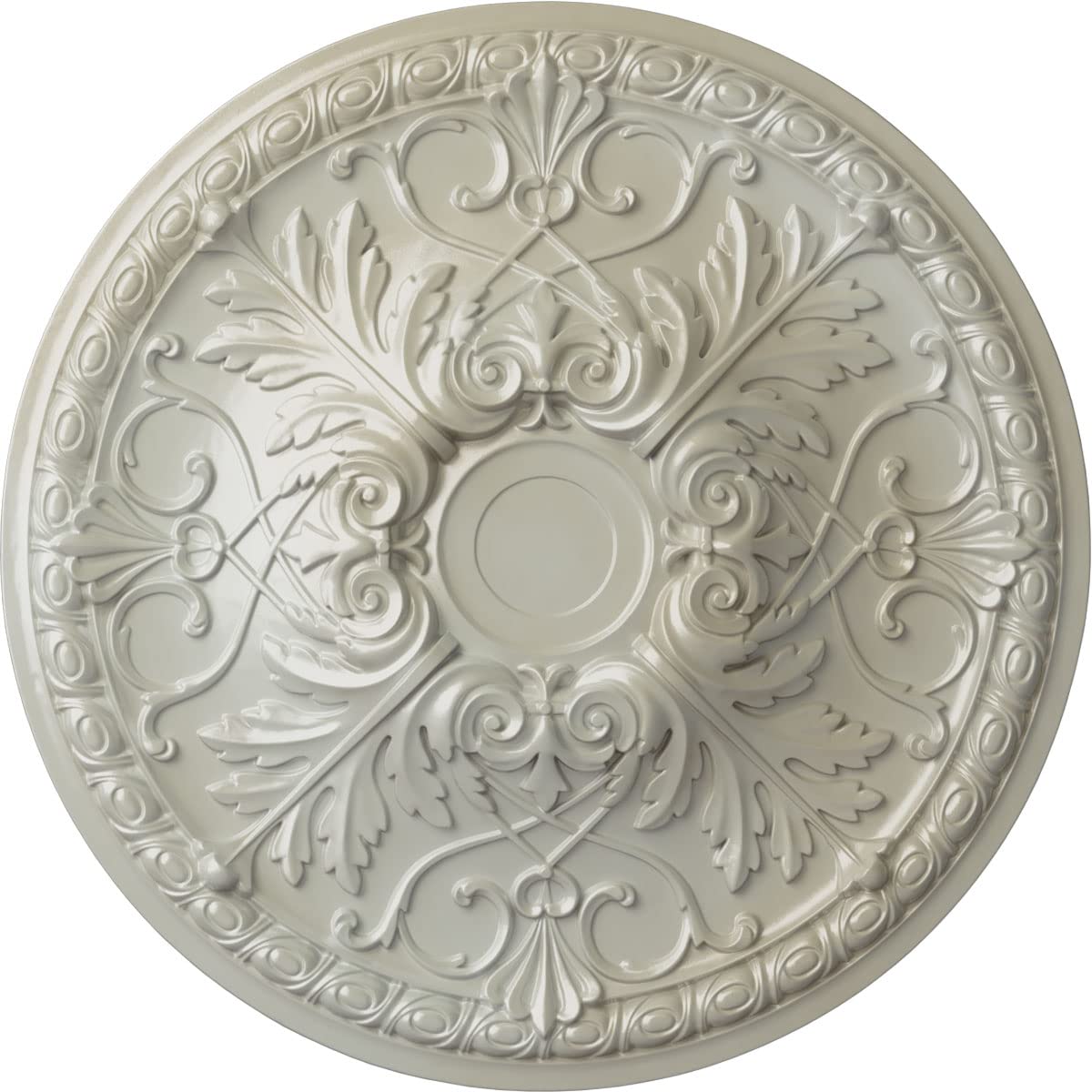 Médaillon de plafond Tristan 32 3/8" x 3 1/2" en cuivre antique et bleu Cm32tnacs