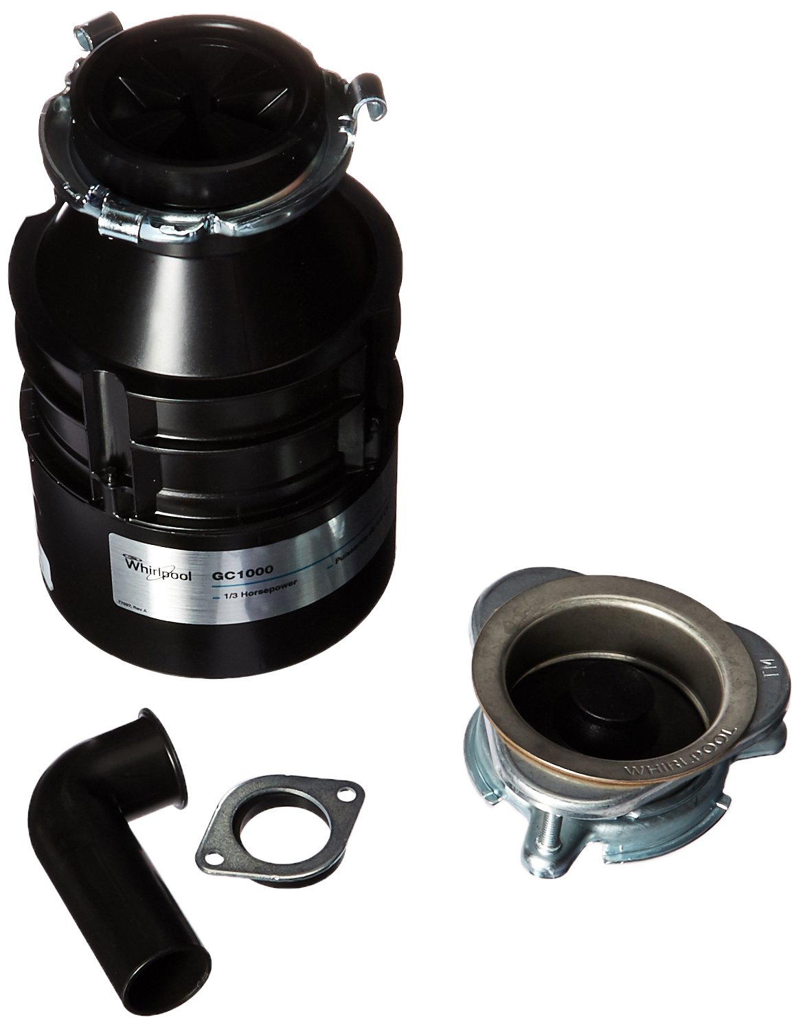GC1000PE 1/3 hp in Sink Disposer, Black