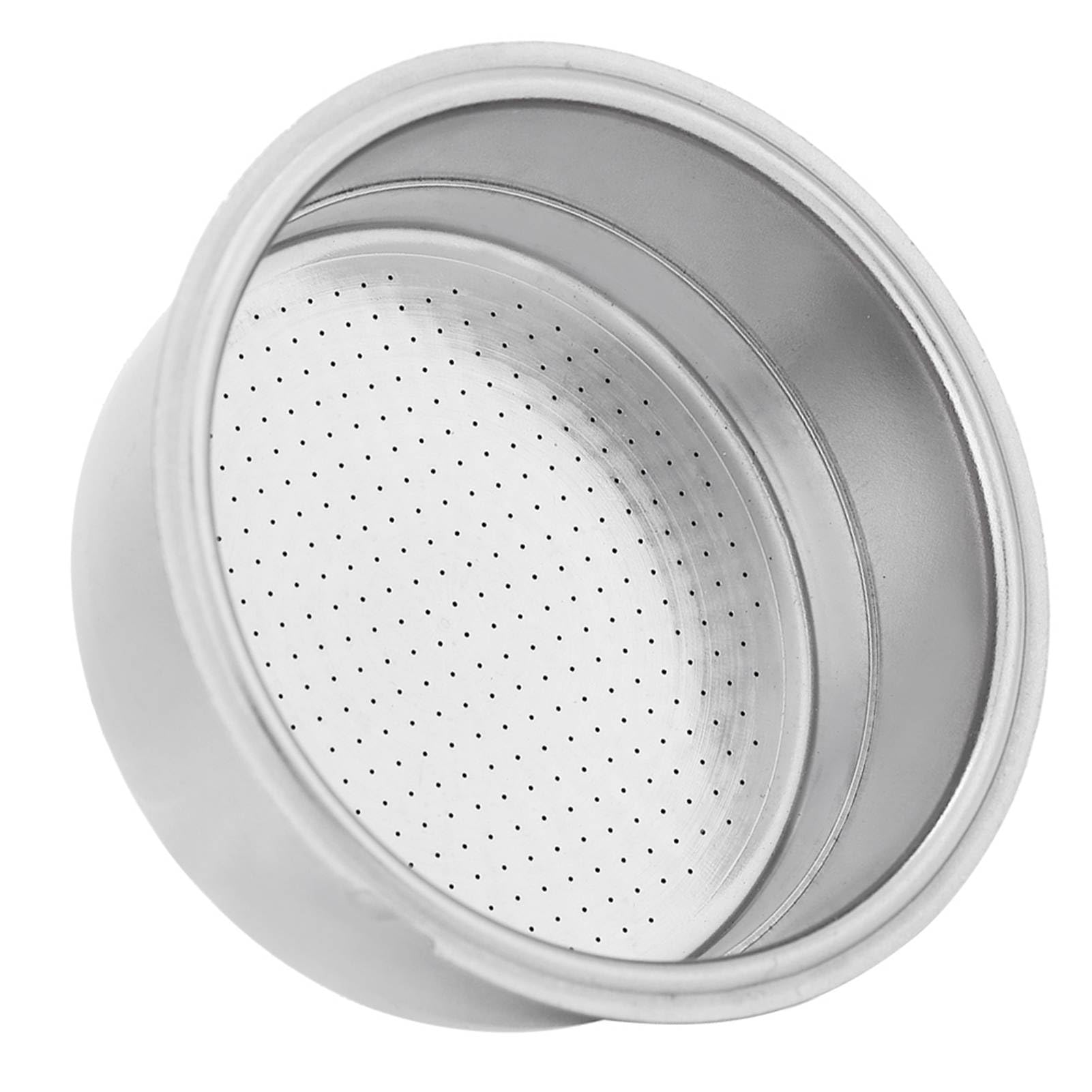 SIXRUN Kosz Filtra Filtr do Kawy ze Stali Nierdzewnej Konstrukcja Ciśnieniowa Dwuwarstwowa 51 Mm Wewnętrzna 59,5 Mm Zewnętrzna Zdejmowane Czyszczenie do Domowej Kawiarni Mleko Herbaciarnia Ekspres
