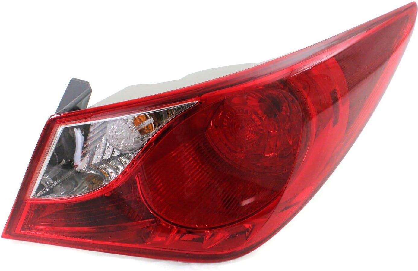 Tail Light For 2011 2012 2013 2014 Hyundai Sonata - Fits Passenger Side - Tail Light Assembly Includes Lens, Housing, Bulb - Replacement For 92402-3Q000