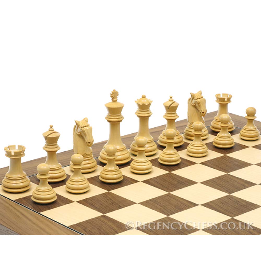 The Regency Chess Company El Gambito Piezas de ajedrez 9.5cm