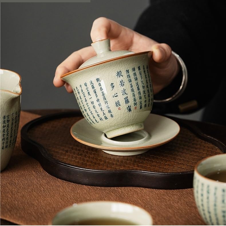Matcha kubki ceramiczne Kung Fu filiżanka do herbaty salon miska na herbatę z pokrywką biurowa filiżanka do herbaty kubek do kawy dom picie filiżanka do herbaty zestaw do herbaty kubek do