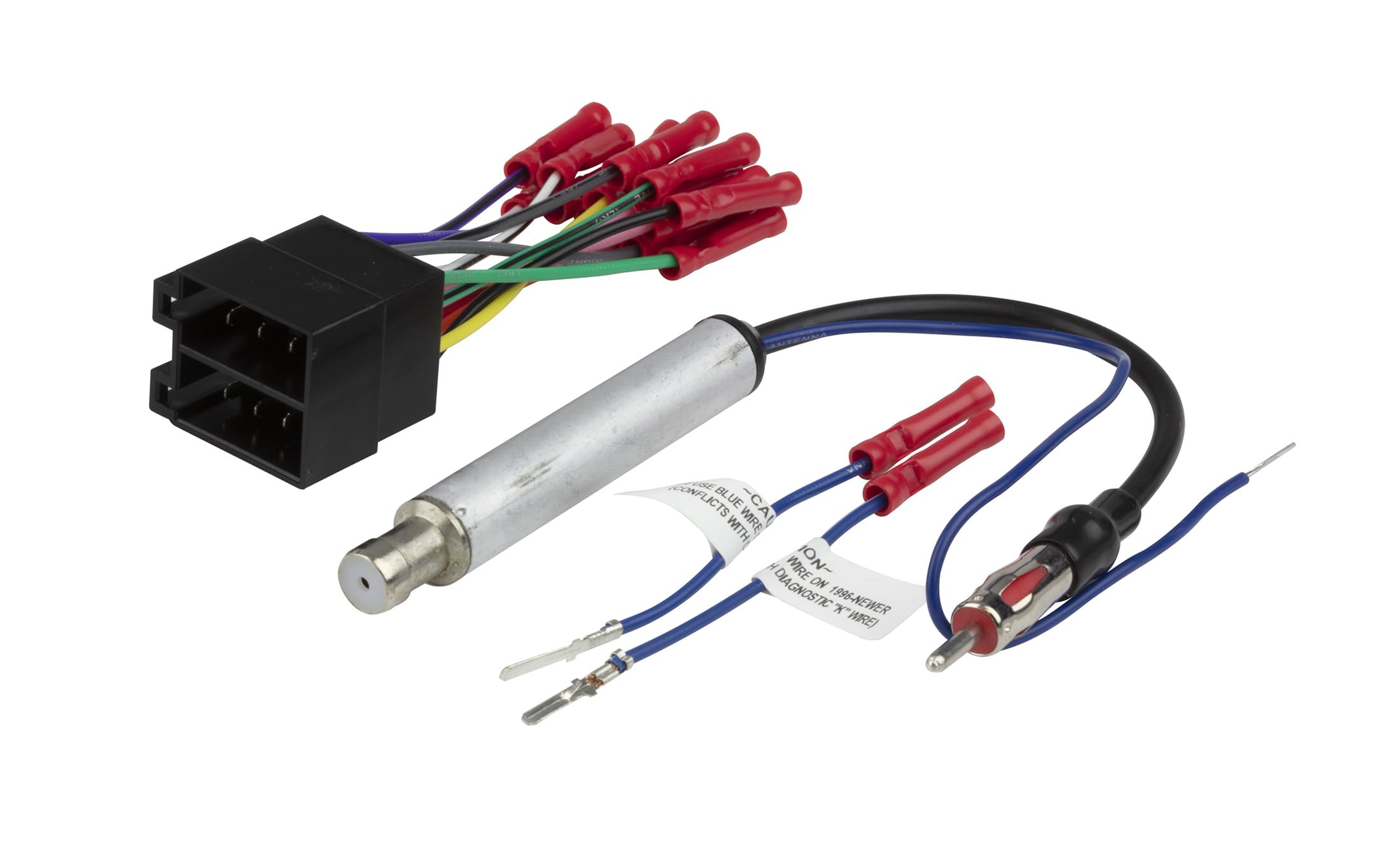 SCOSCHE VW1A2B Compatible with Select 1986-2004 VW and Audi Wire Harness & Antenna Adapter Bundle