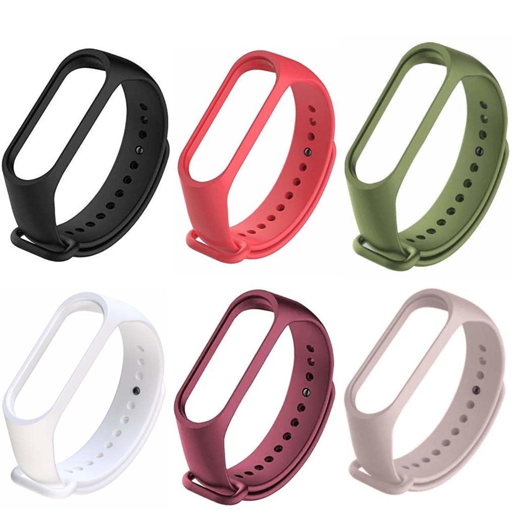 INEFABLE Mi Band 3 and 4 Straps Original for Mi Band M3 and M4 Wristband Strap Soft Silicone Adjustable Band Strap — Amazon image 13