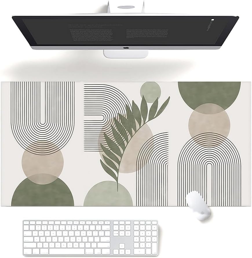 Amazon.com: Library Desk Mat Dark Academia Large Mouse Pad Forest Book ...