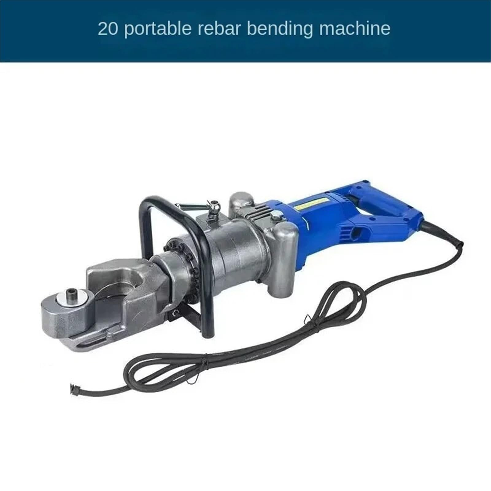 Macchina piegatrice elettrica for barre d'acciaio, macchina idraulica for tonde piatte da 16/20/22 mm Cantiere(Type 22)