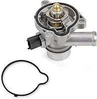 Vista 1 de Conjunto de carcasa de termostato de refrigerante de motor de aluminio mejorado compatible con Buick Encore 2013-2020 Chevy Cruze Sonic Trax