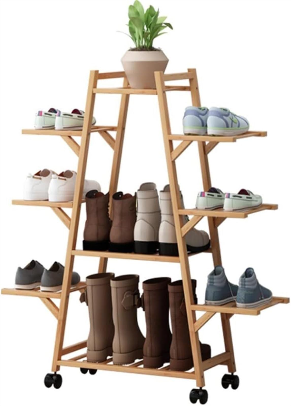 Estante de zapatos de gran capacidad para solucionar la falta de espacio en casa