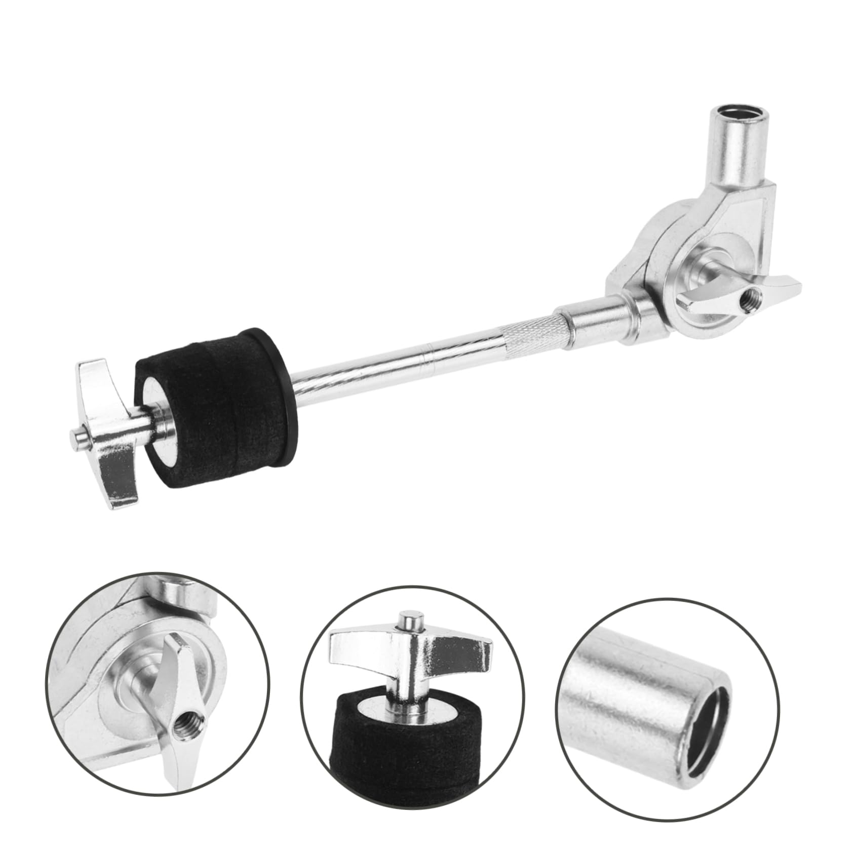 FAVOMOTO Upgrade Your Drum Set Cymbal Stacker Holder Metal Cymbal Mounting Rack Sturdy Support