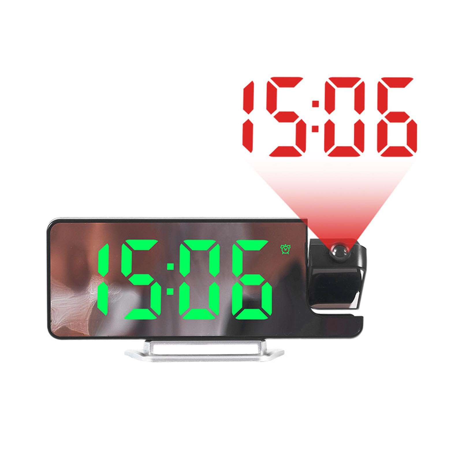 MERISHOPP® Projection Alarm Clock Date Digital Clock for Bedroom Ceiling Desktop Green|Home & Garden | Home Decor| Clocks |1 Projection Alarm Clock 3