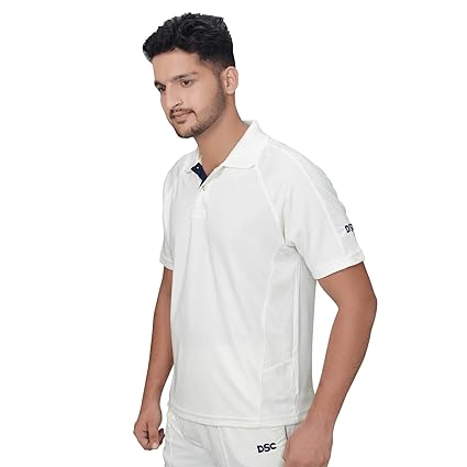 DSC Cricket T-Shirt Flite Half Sleeve Off White