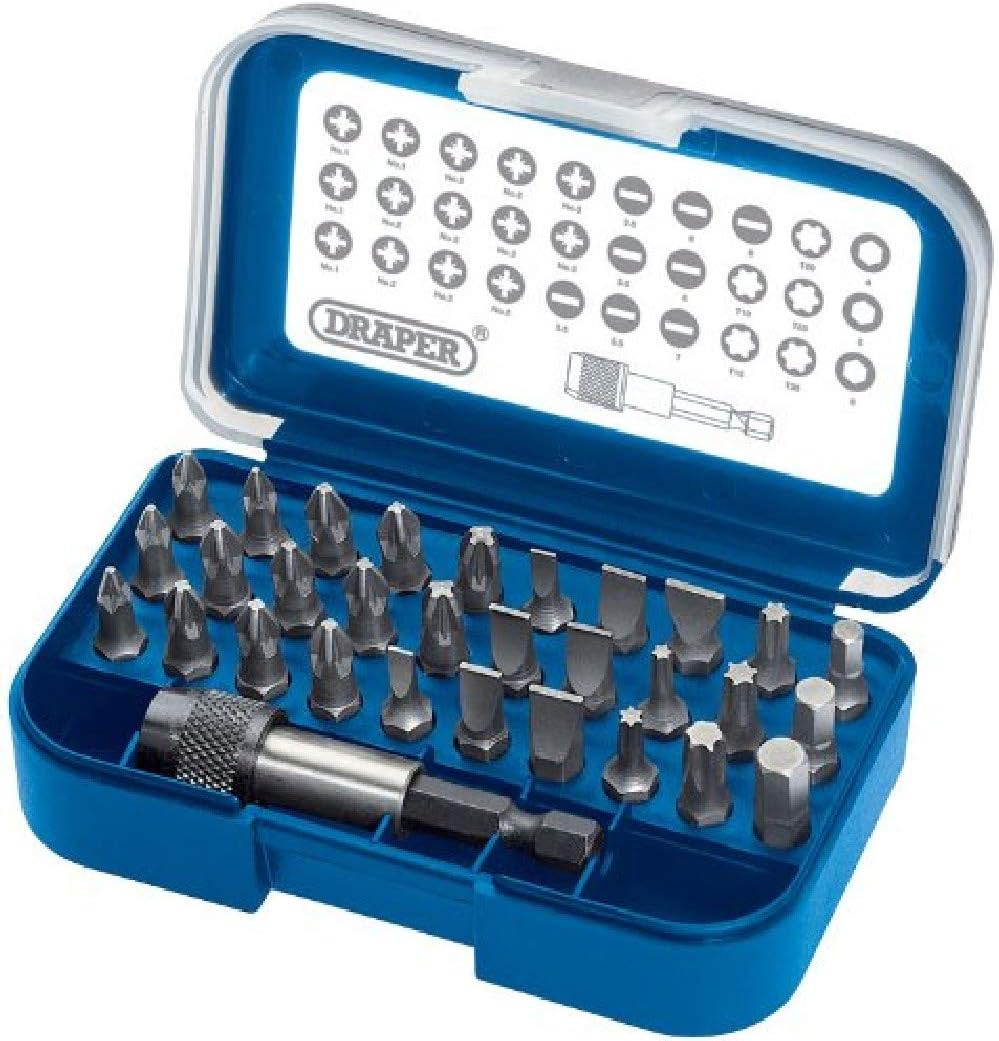 Draper 44164 31-Piece Screwdriver Bit Set