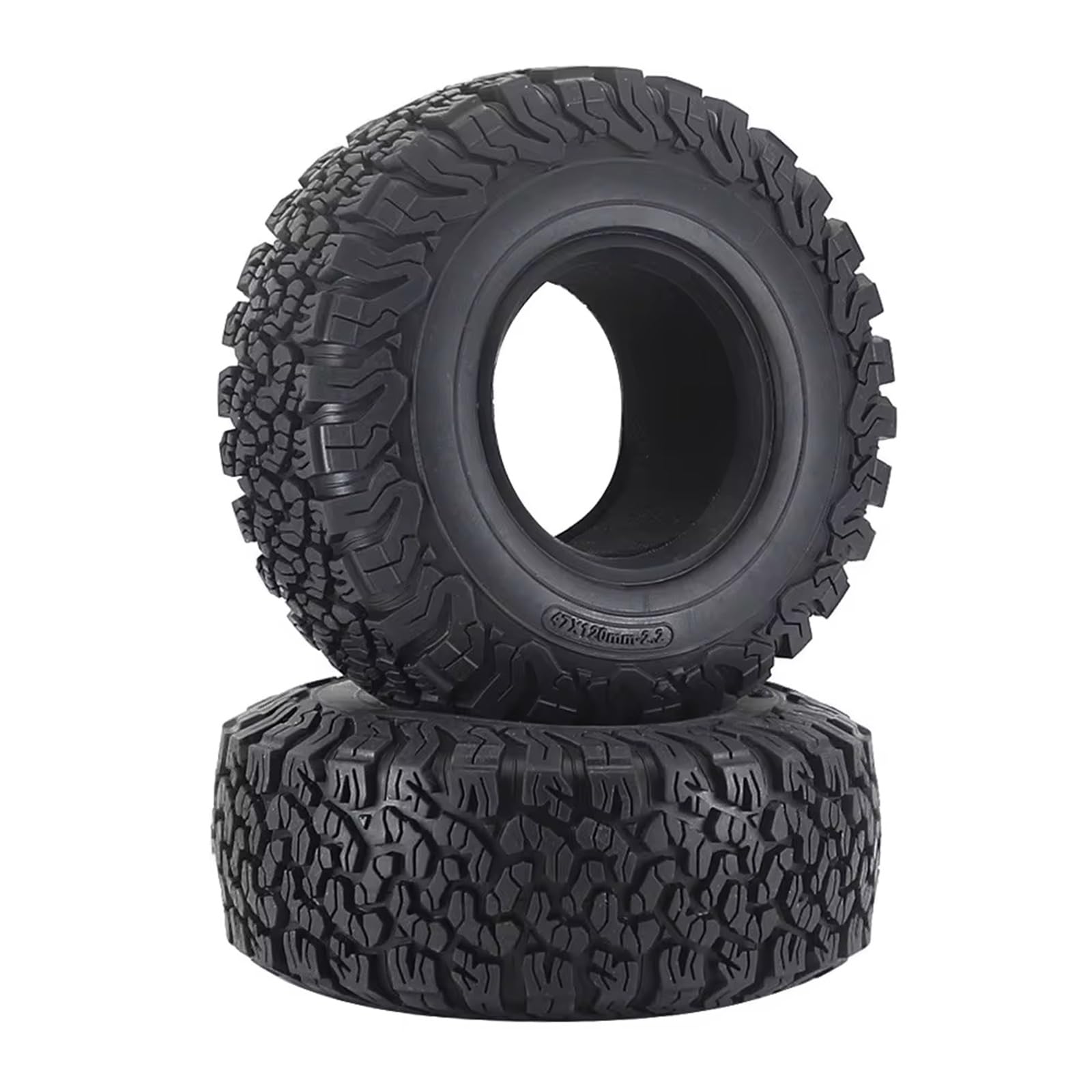 Per Redcat Per Scx10 Per Axial 90046 Per Traxxas Per Trx4 Per Trx6 Rc Auto Pneumatici In Gomma Da 2,2 Pollici 120mm Per 1/10 Rc Crawler Car Ruote