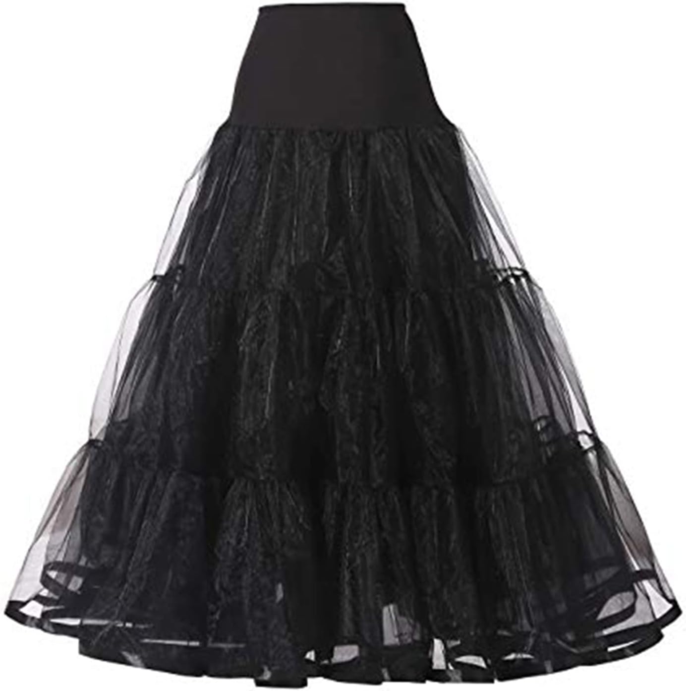 Alunsito Women’s A-Line Swing Skirt Solid Mesh Tulle Skirt Pleated Long Petticoat Elastic Waist Skirt for Wedding Party Prom Alunsito Women’s A-Line Swing Skirt Solid Mesh Tulle Skirt Pleated Long Petticoat Elastic Waist Skirt for Wedding Party Prom