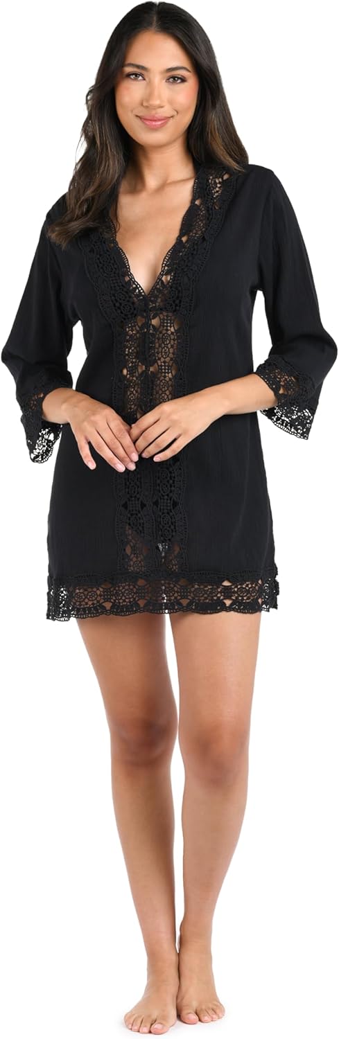La Blanca Womens Tunic Swimsuit Cover UpSwimwear Cover Up - Image 3