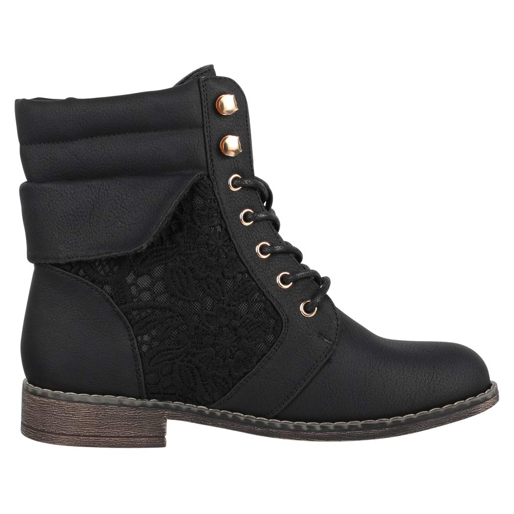 Elara Damskie botki Worker Boots Pointed Chunkyrayan