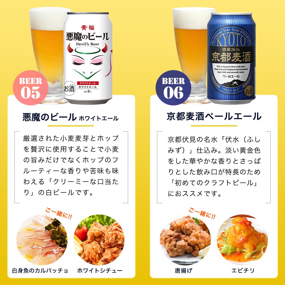 Amazon.co.jp: クラフトビール ギフト 黄桜公式 ビール 飲み比べ