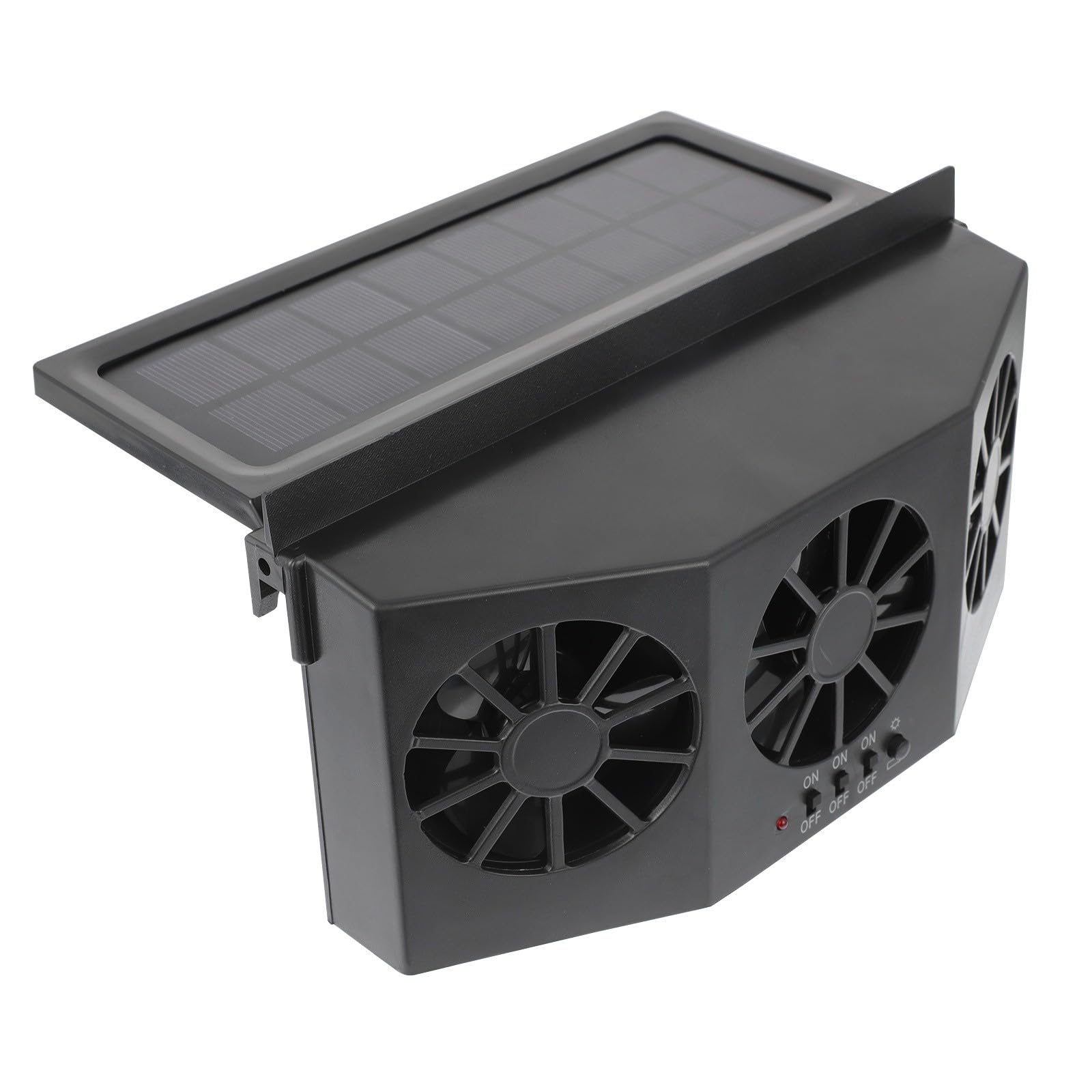 Solarbetriebener Auto Abluftventilator aus ABS für Frische Luft