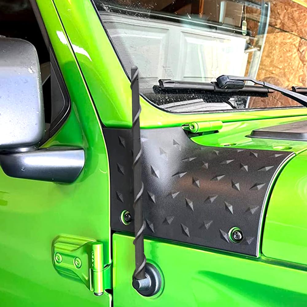 BASIKER Jeep Wrangler Antenna, 13 Inch, AM FM Reception, 2007-2025 JK JL JLU Sahara Rubicon Gladiator Unlimited Sport