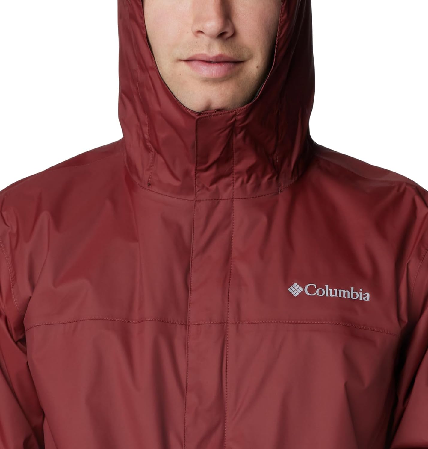Columbia Men's Watertight II Waterproof Rain Jacket, Spice, X-Large