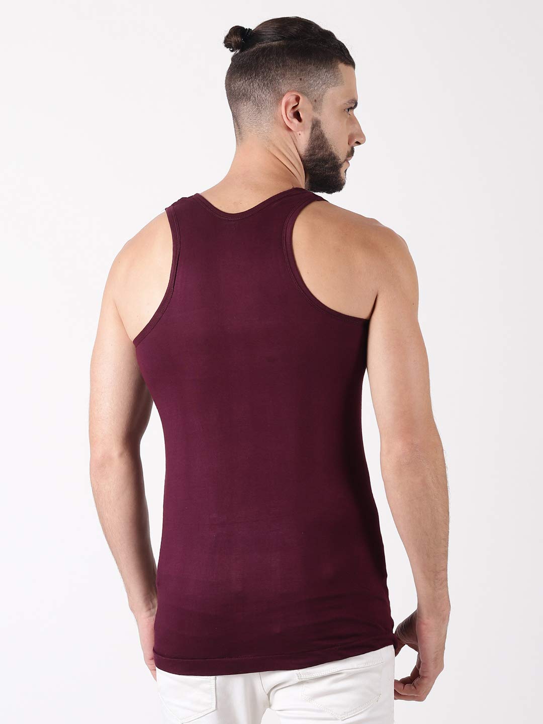 Dollar Lehar Combed Cotton Men's Pack of 8 Multicolour Vest - Image 3 thumbnail