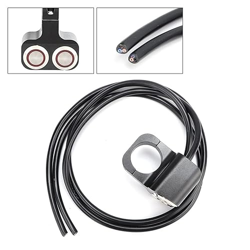 Miniatura 5 de Interruptores del manillar de la motocicleta,Faro del manillar del interruptor dual de la luz del punto llevó las motocicletas modificación piezas