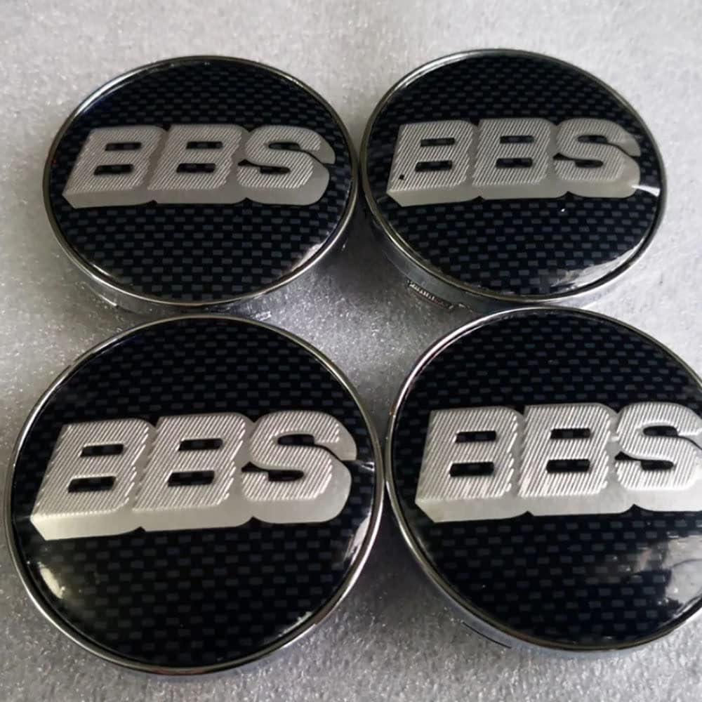 KAnduo 4 Piezas Coche Rueda Tapas Centrales Compatible con para BBS 56MM 60MM 65MM 68MM,68mm-Plaid