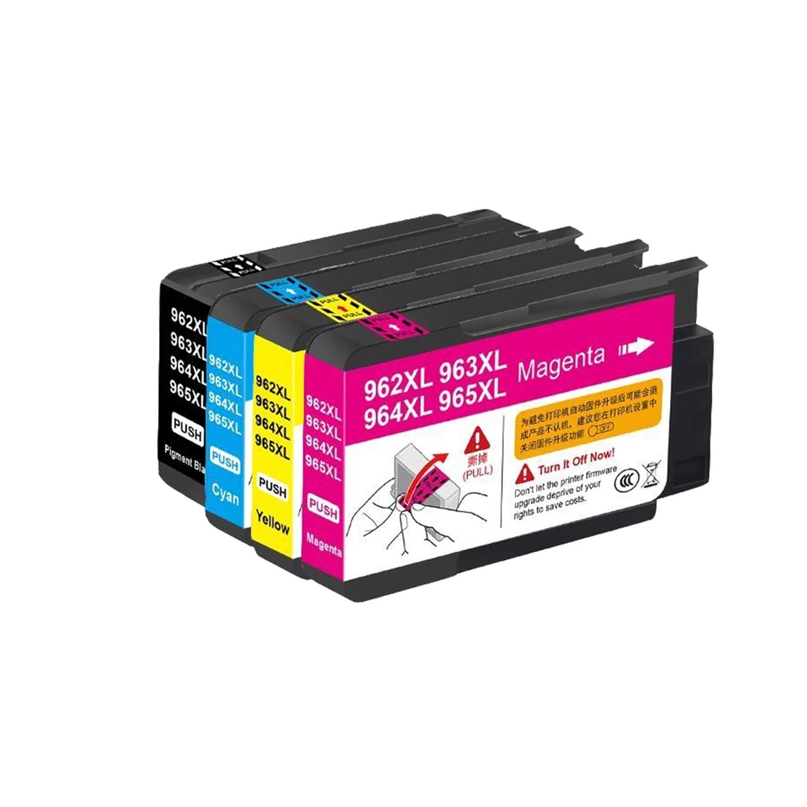 Cartouche d'encre 963 963XL, Compatible avec HP, OfficeJet Pro 9010