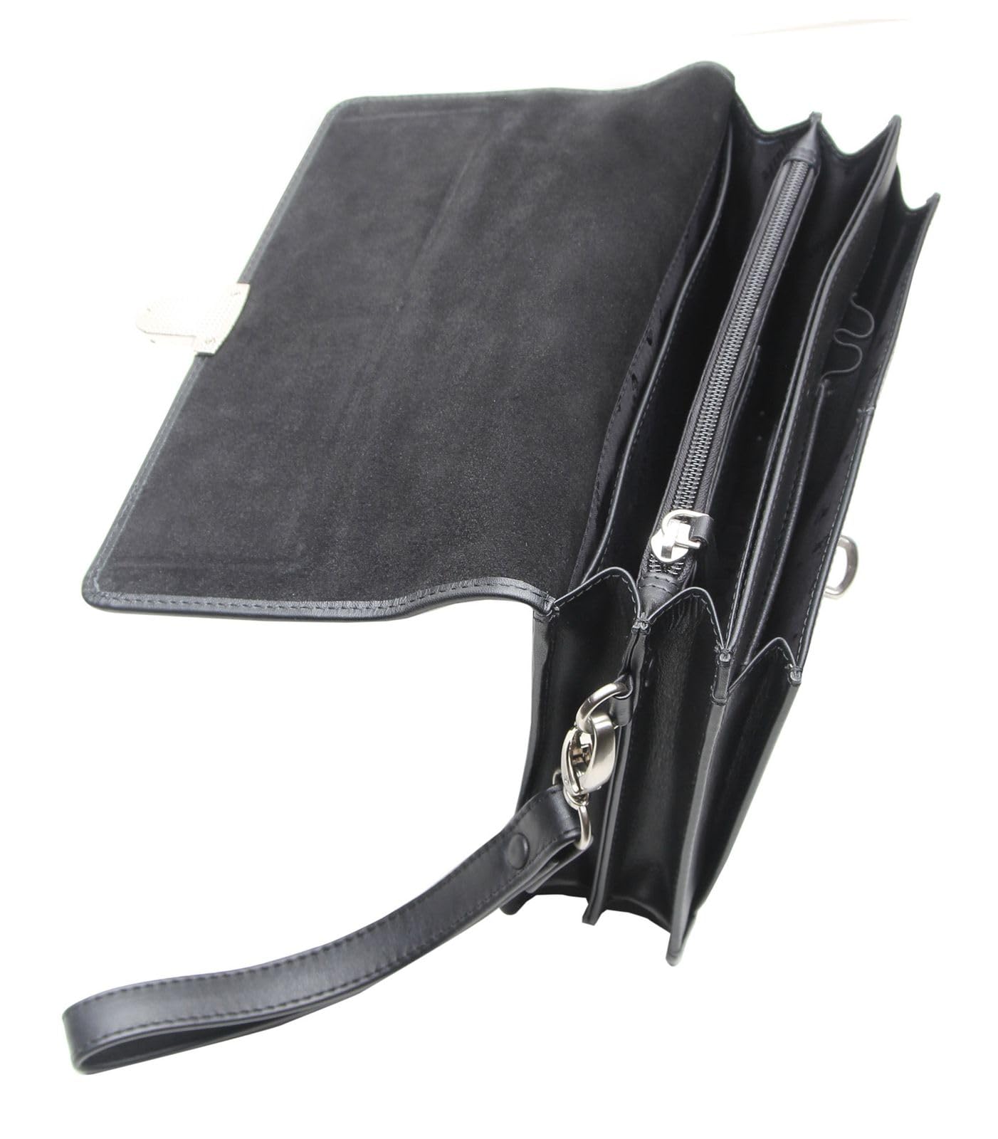 Esquire Oxford Handgelenktasche Leder 24 cm