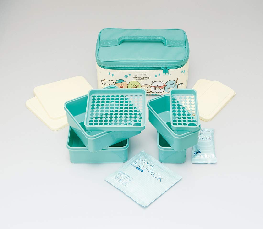 Amazon｜スケーター 行楽弁当箱 保冷バッグ付 保冷剤付 すみっコぐらし