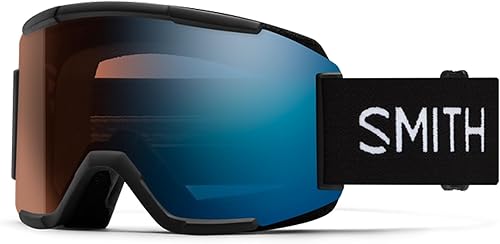 Miniatura 23 de SMITH Squad - Gafas con lente ChromaPop – Gafas de nieve con lente reemplazable para esquí y snowboard – para hombres y mujeres Espejo rojo pizarra