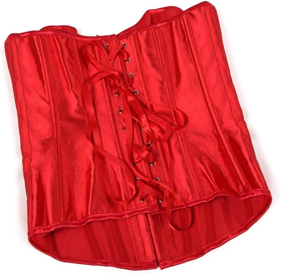 Women's Sexy Boned Overbust Shaper Push Up Bodysuit Lace up Corsets and Strap Bustiers Top S-6XL - Image 5