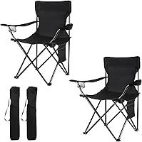 Dameicentury Lightweight Folding Camping Chair - 4lb Portable Seat, 300lb Capacity for Beach, Camping, Outdoor Sports