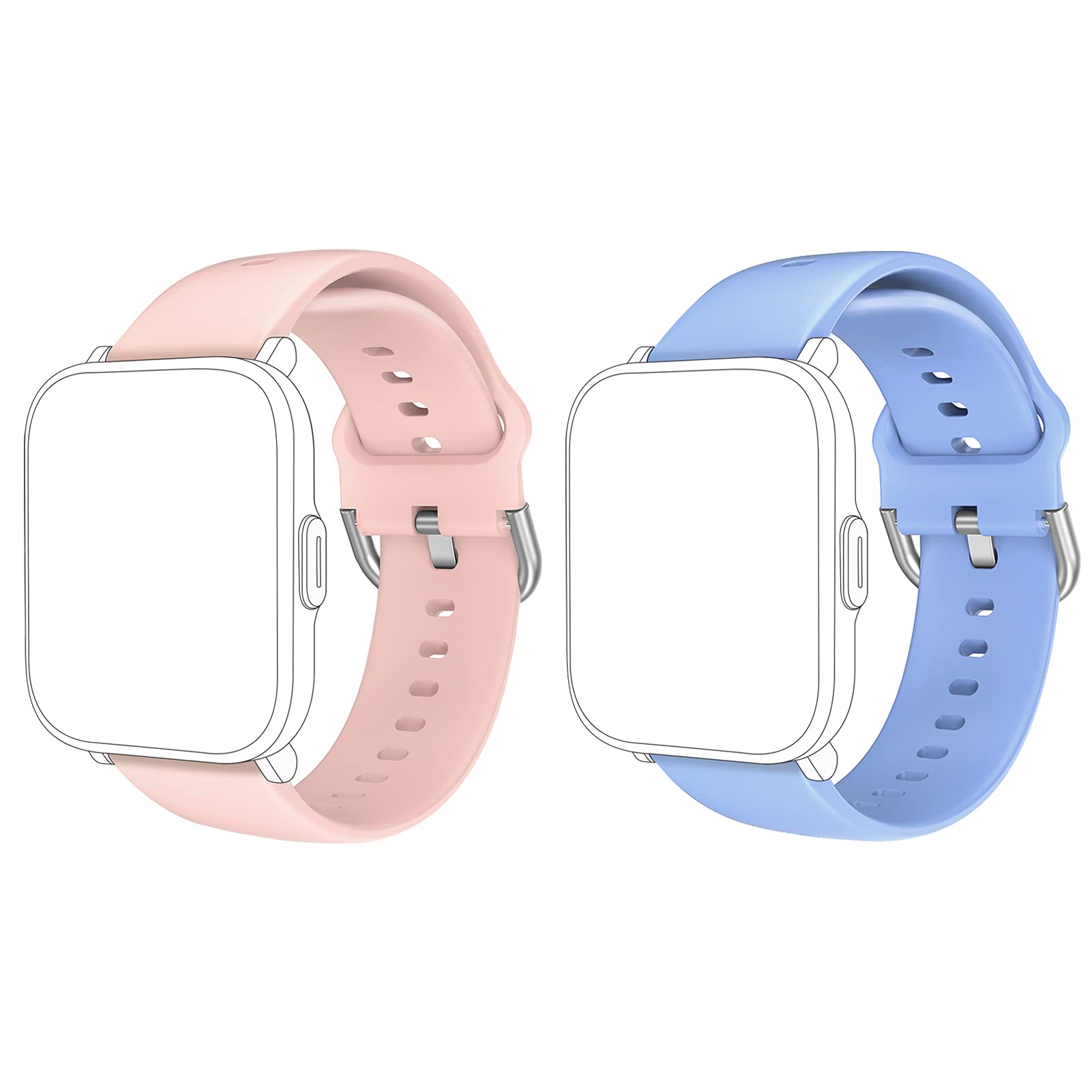 Kalincoreplacement Bands P22 Cs201c Smart Watches Adjustable Tpu