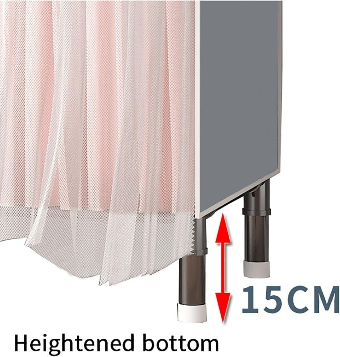 Wardrobe Closet Schrank Tragbarer Kleiderschrank Für Aufhängen Von Kleidung Mit Hängender Kleideraufbewahrung Für Schlafzimmer Closet Aufbewahrungsschrank(166 * 45 * 173cm)