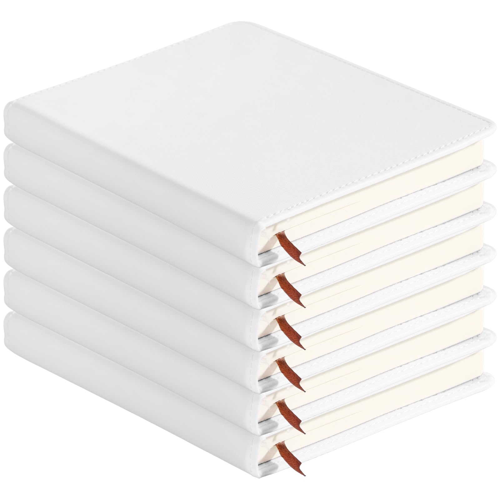 Lnrueg 6 quaderni a sublimazione, formato A6, 100 pagine, copertina rigida in poliuretano, per prendere appunti, pianificare, scrivere diari, forniture scolastiche e ufficio
