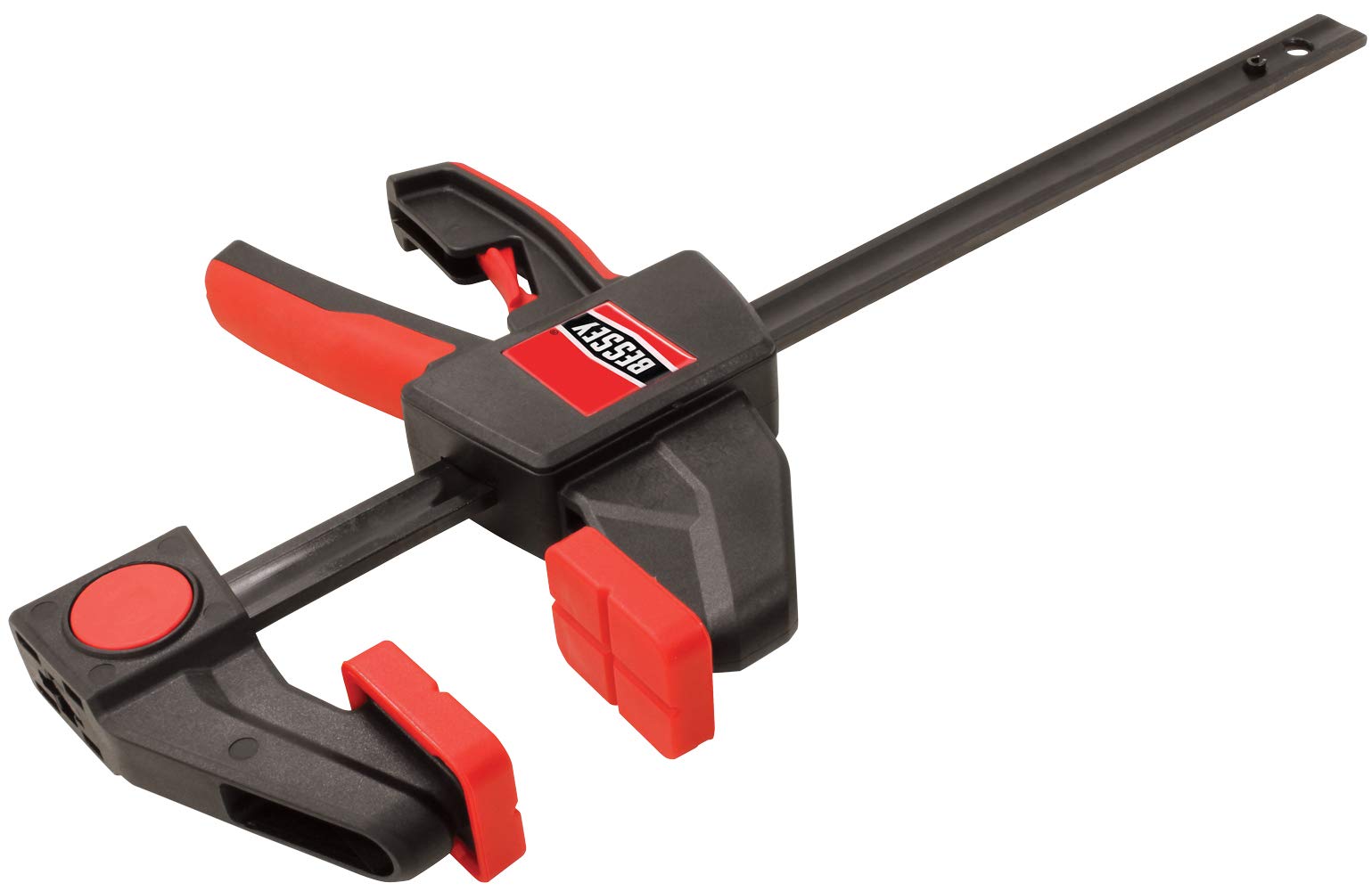 BESSEY Serie EHK - Prensa monomanual, fuerza de sujeción de 136 kg, 91 cm, abrazadera de gatillo EHKL36, 8 cm de profundidad de garganta, para madera, carpintería, mejoras del hogar, bricolaje