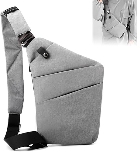 North Carry Slim Sling Bag - Bolsa de mano delgada antiladrón a la moda, 2023 New North Carry Slim Sling Bag para mujeres y hombres, Hombro