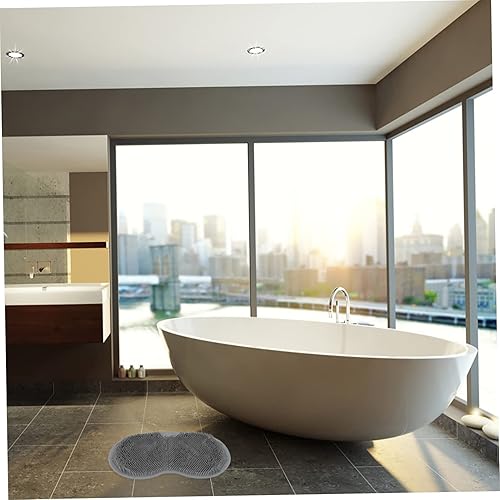 Miniatura 6 de Healifty 1 limpiador sin pies para baño, ducha, almohadilla multifuncional de limpieza de pies, diseño de TPE para espalda y masaje cómodos