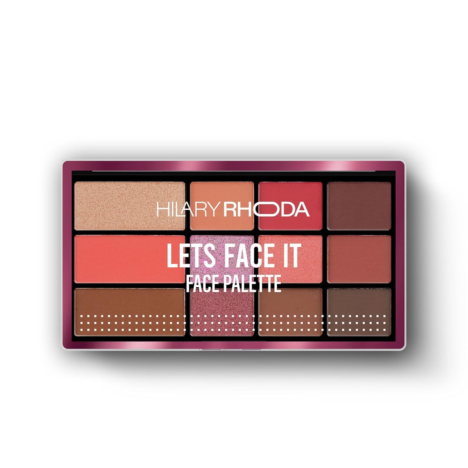 PREMIUM Let’s Face It Face Palette | Highlighter & Blush | Contour | 9 Eyeshadows | Super-Fine Particles | No Fallout | Matte & Shimmer Finish -23.4g (Day Spring |Shade 01) SH-7711-image-41