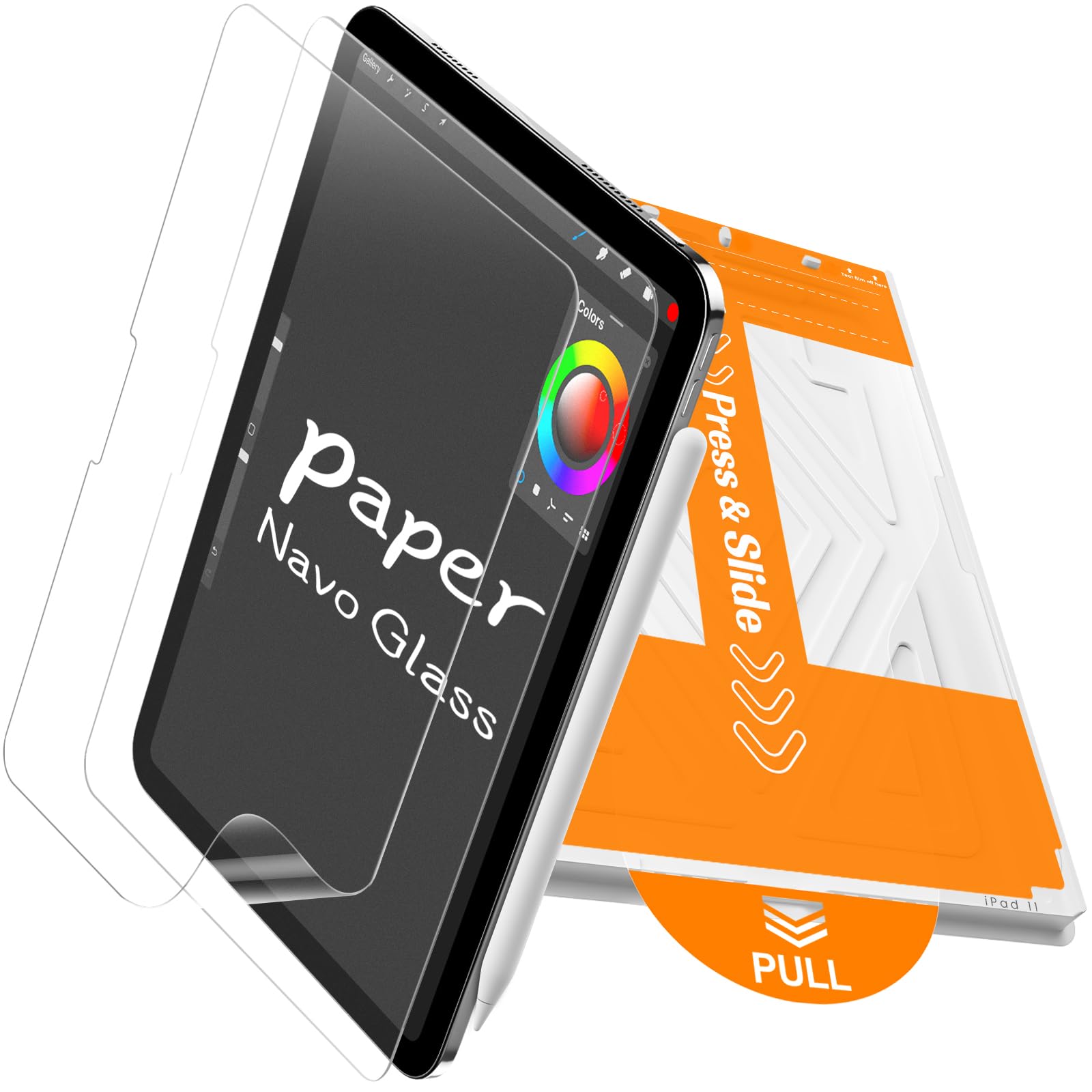 ぷちゃんiPad Amazon.com: PandaShield 2-Pack Paper-feel Screen Protector Easy